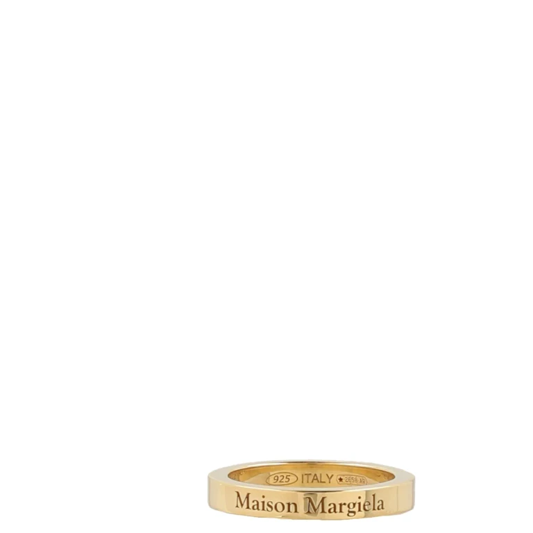 MAISON MARGIELA Engraved logo ring Man VII