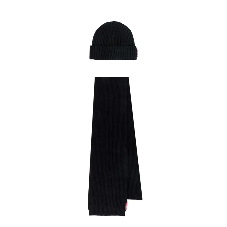 Ensemble bonnet et écharpe Dsquared2