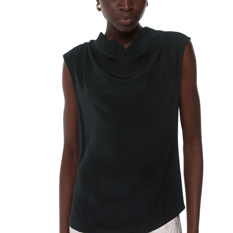 Whistles Crinkle Sleeveless Tank Top