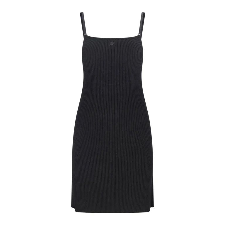 Courreges Robe Courte - Bleu Foncé