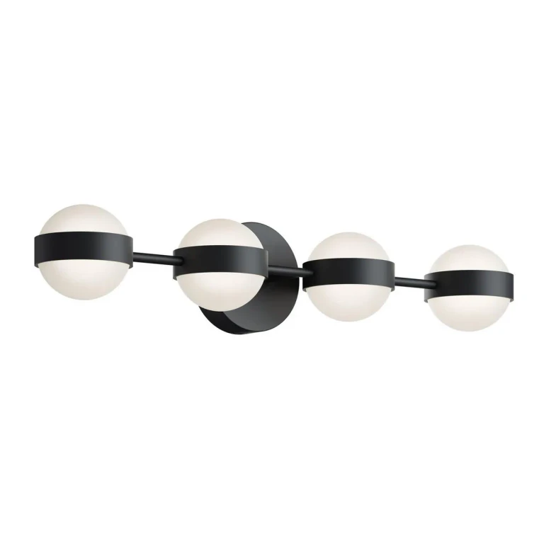 Black LED Bathroom Vanity Light from the Verona Collection