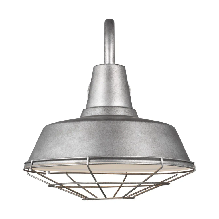 Barn Light Extra Large Cage in Weathered Pewter