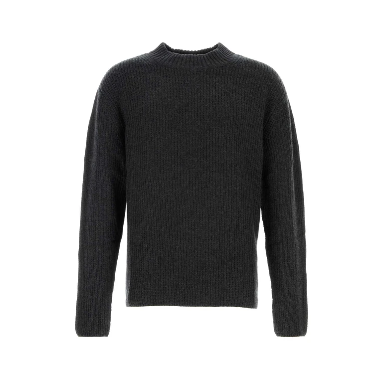 Le Kasha Charcoal Cashmere Stmalom Sweater Exterior: Maglieria - Men