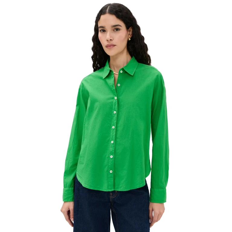 XIRENA Bowie Shirt Green Leaf L