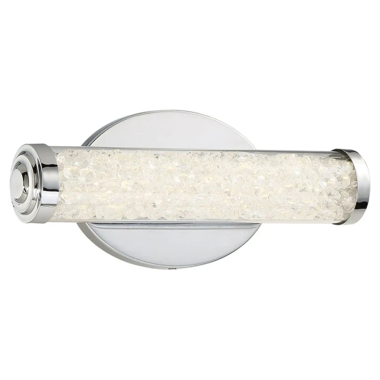 George Kovacs Diamonds 12" Bathroom Vanity Light in Chrome