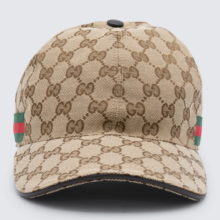 Gucci Hats Beige Polyester Cotton Polyamide - Men
