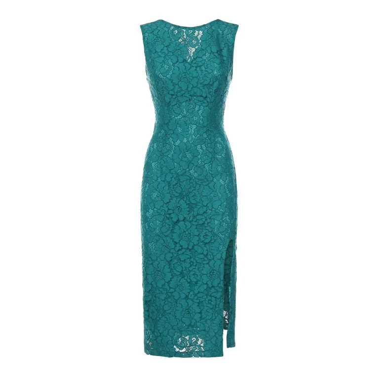 Pinko Robe Au Genou - Vert