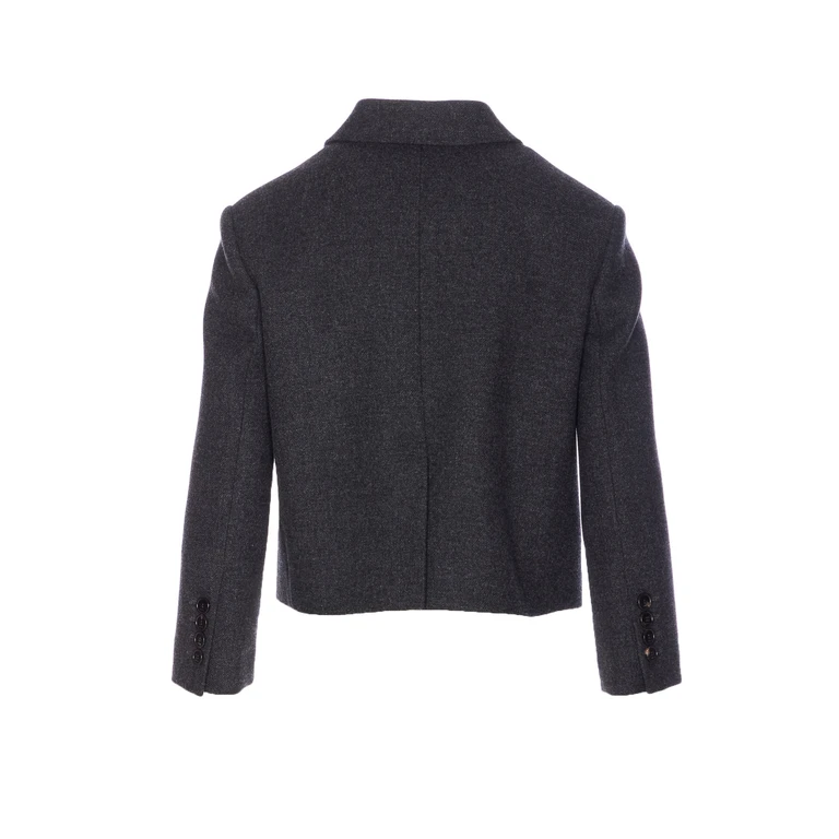 Gucci Jackets Grey Wool - Women