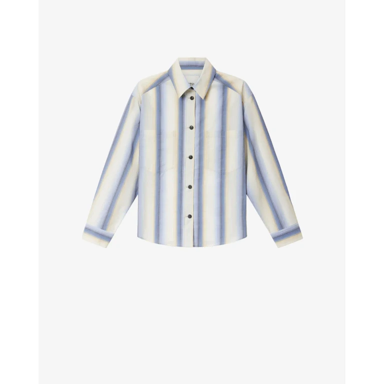 Chemise Mahvane - Femme - Bleu - Taille 34 - Isabel Marant
