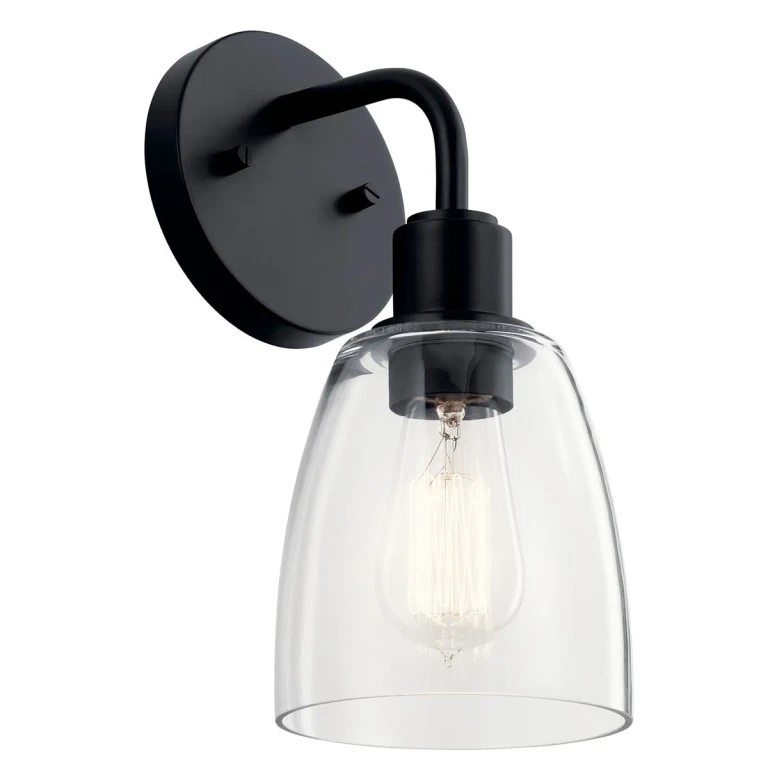 Meller 11" Wall Sconce in Black