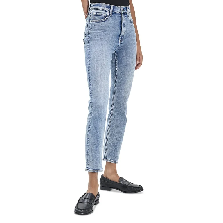 rag & bone Flexi Wren High Rise Slim Ankle Jeans in Nyasa
