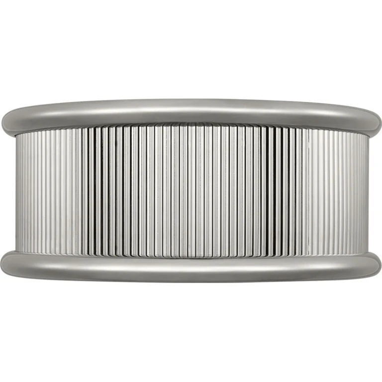 Polished Nickel Polished Nickel Flush Mount from the Ritz Collection