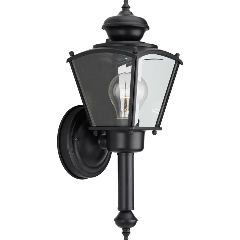 Black One Light Wall Lantern from the Carriage Classics Collection