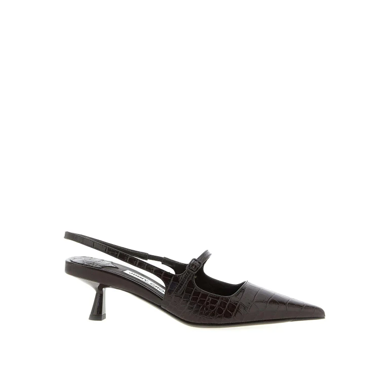 Jimmy Choo Chocolate Leather Didi 45 Pumps