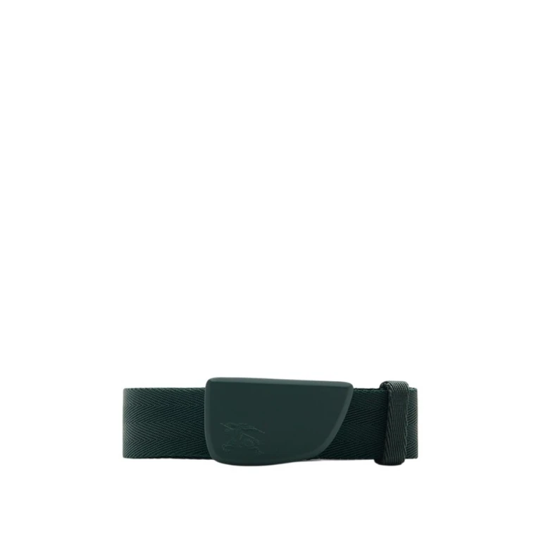 Burberry Mens Webbing Shield Belt