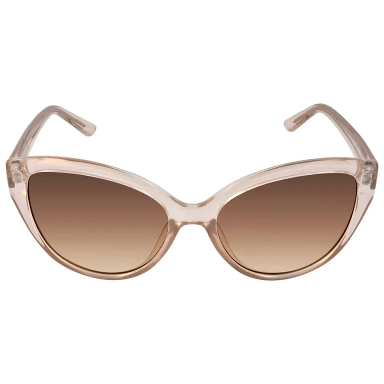 Calvin Klein Brown Gradient Cat Eye Ladies Sunglasses CK19536S 270 55