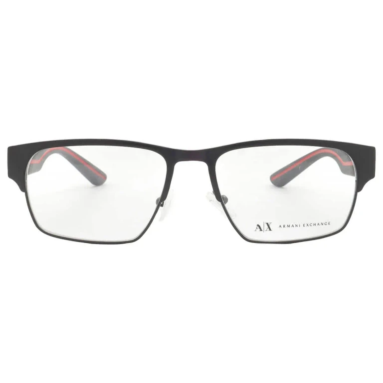 Armani Exchange Demo Rectangular Mens Eyeglasses AX1059 6000 54