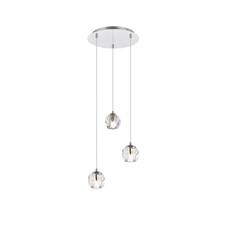 Chrome LED Pendant from the Eren Collection