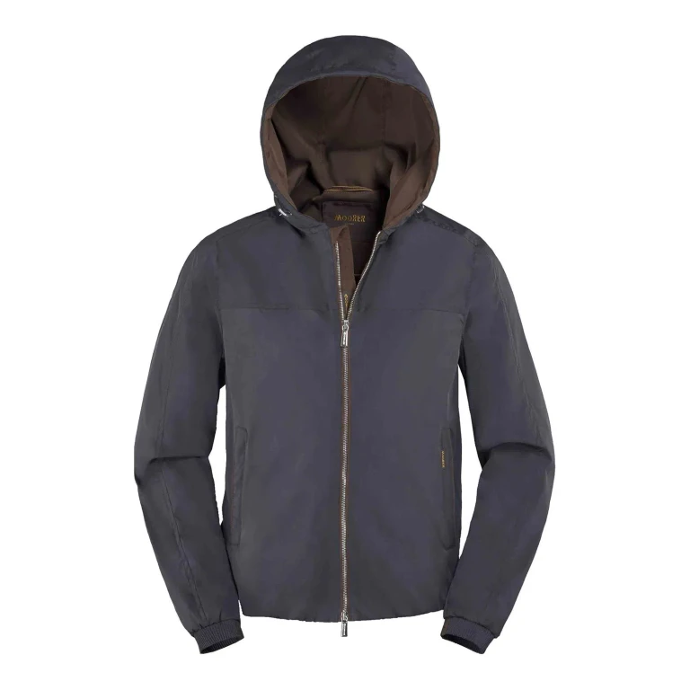 Moorer Manteau Rembourré - Bleu Foncé