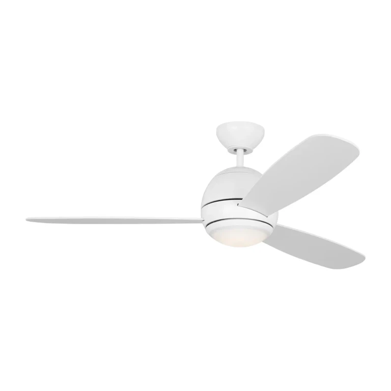 Matte White 52" Ceiling Fan from the Orbis Collection