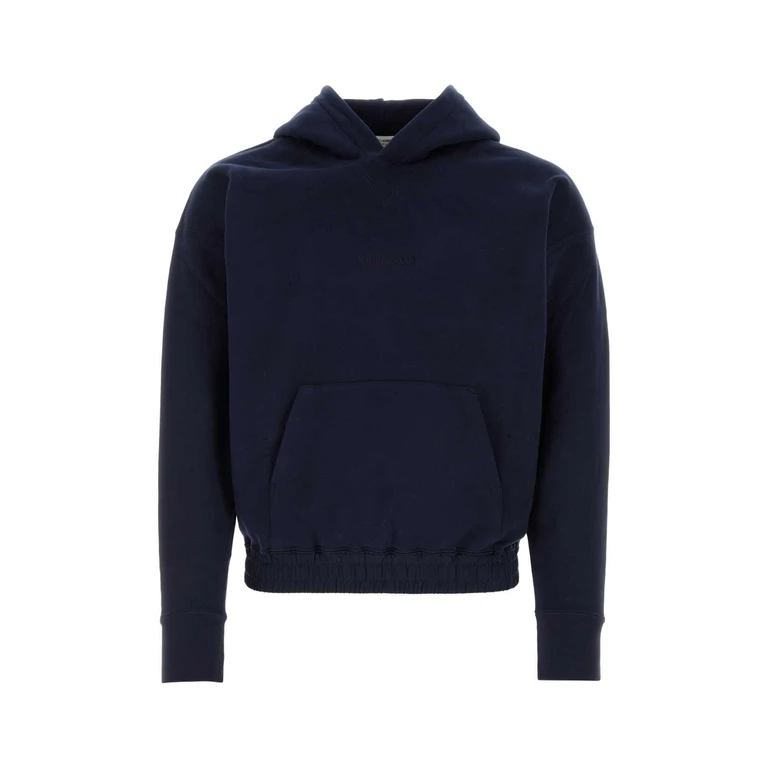 Saint Laurent Dark Blue Cotton Sweatshirt Marine Exterior: Felpe - Men