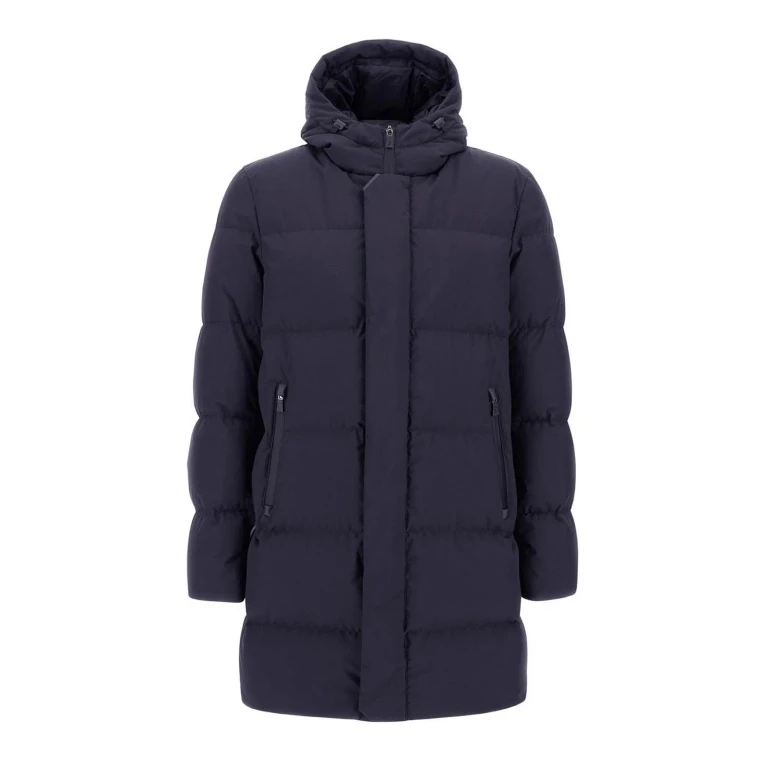 Herno Manteau Au Genou - Bleu