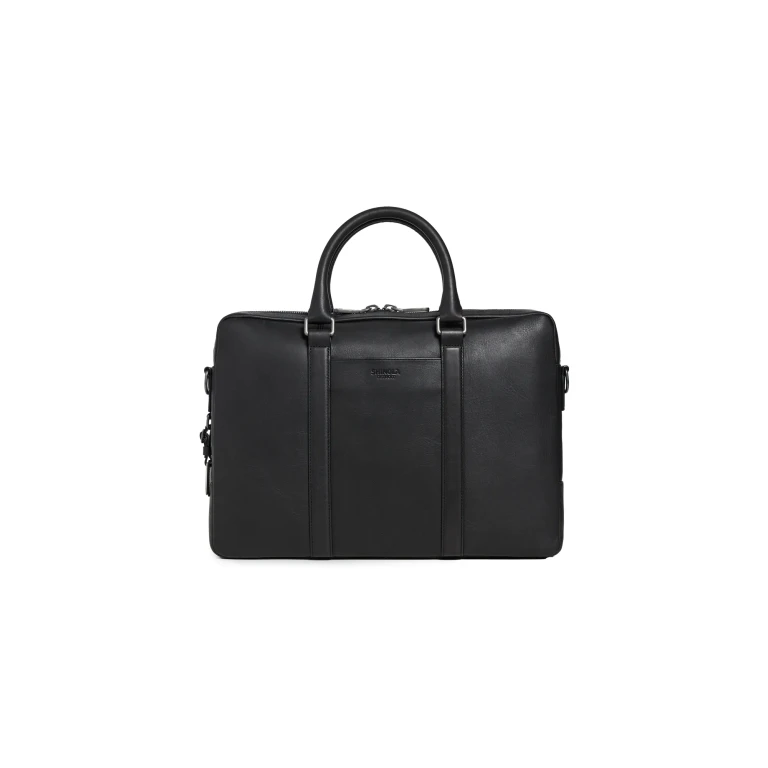 Shinola Navigator Leather Briefcase Black One Size