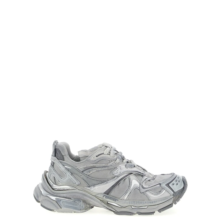 Balenciaga Gray Polyethylene Athletic Sneakers - Women