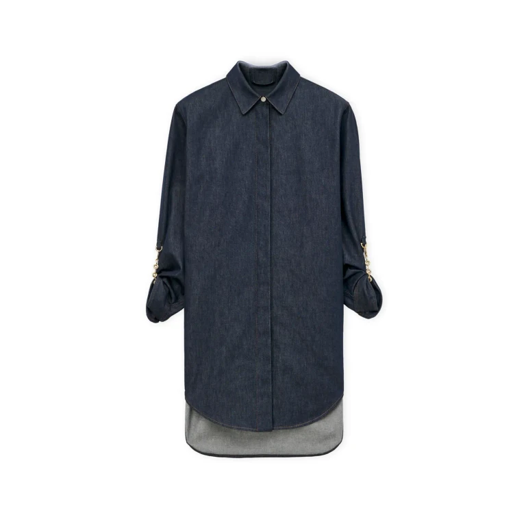Loewe Denim Chain Shirt Dress