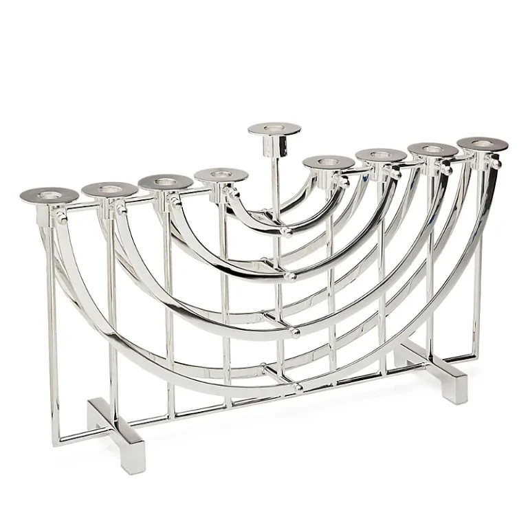 Ricci Argentieri Adjustable Nickel Plated Menorah