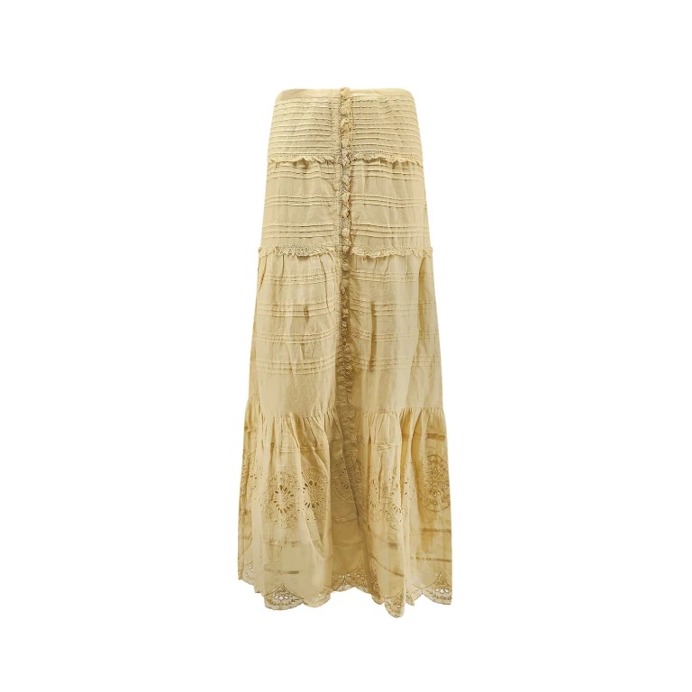Paoline Organic Cotton Skirt (JU0446FAD1J05E10LC)