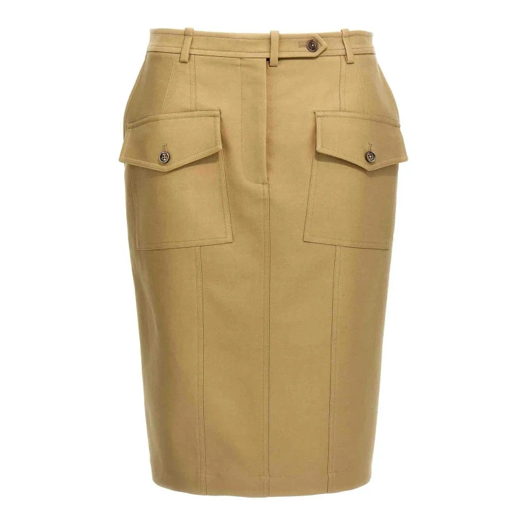 Saia Midi Tom Ford - Verde