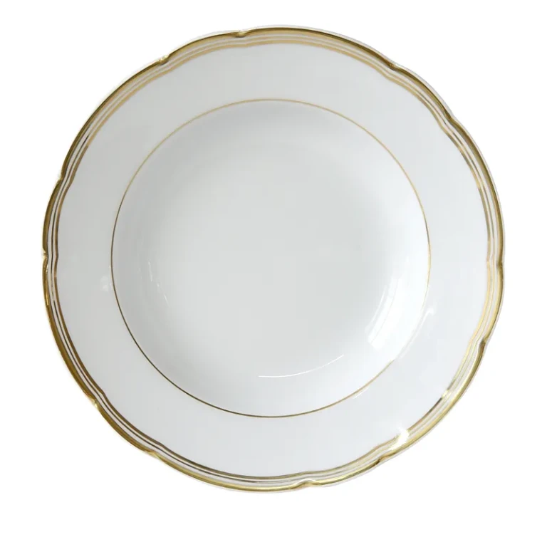 Bernardaud Pompadour Rim Soup Plate