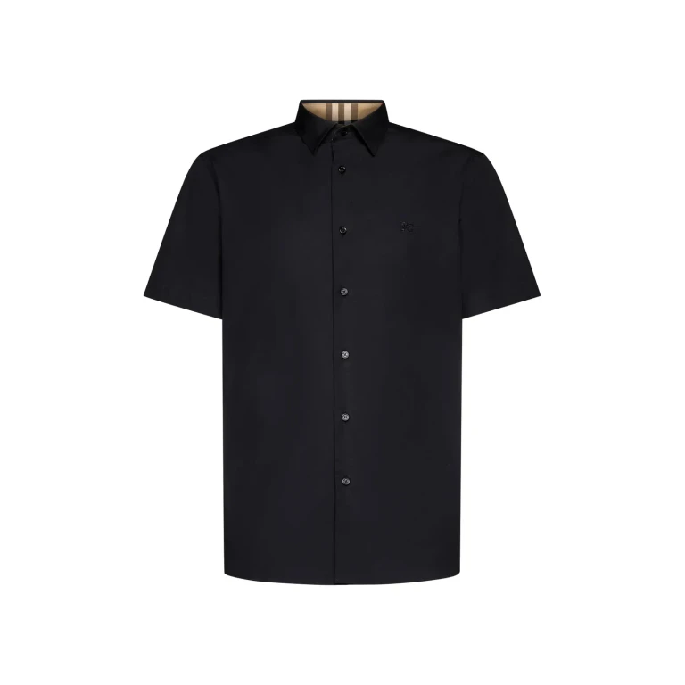 Burberry Sherfield Shirt In Blue Cotton