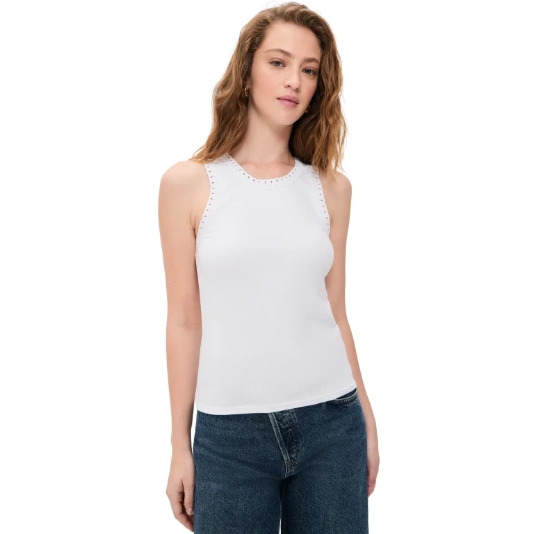 Z Supply Clarke Rib Tank Black XS