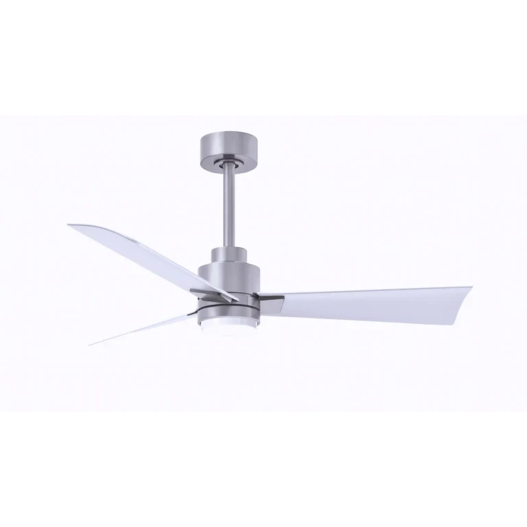 Brushed Nickel 42" Ceiling Fan from the Alessandra - LK Collection