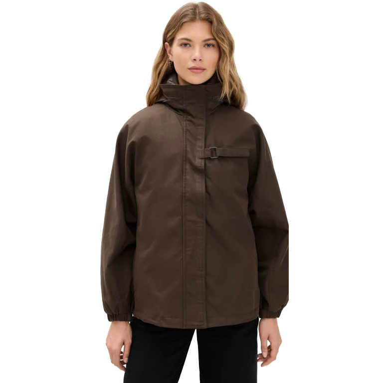 Line & Dot The Forest Anorak Jacket Chocolate S