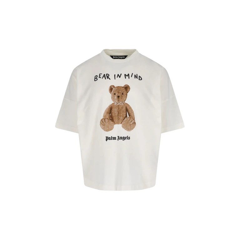 Palm Angels T-Shirts And Polos White Cotton - Men