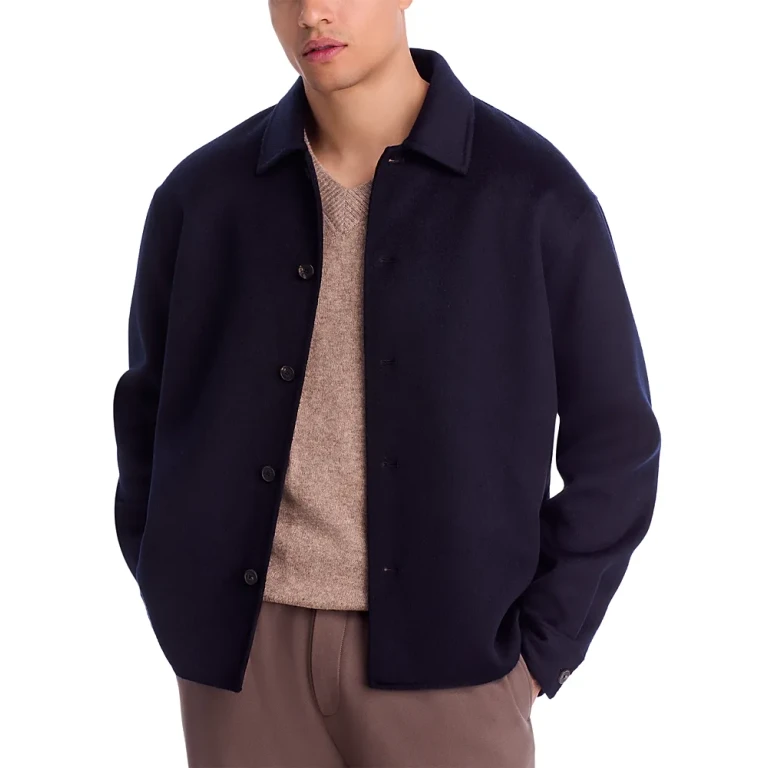 Frame Double Face Shirt Jacket