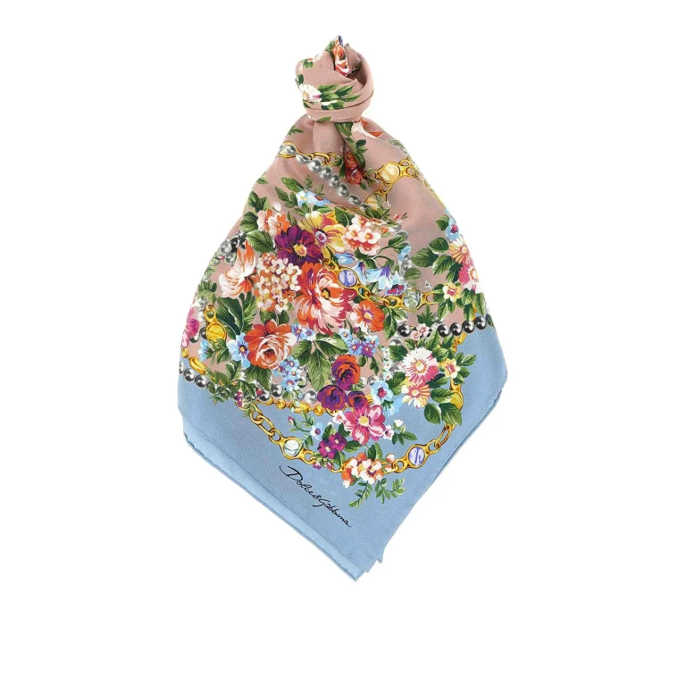 Dolce & Gabbana Écharpe - Bleu Clair