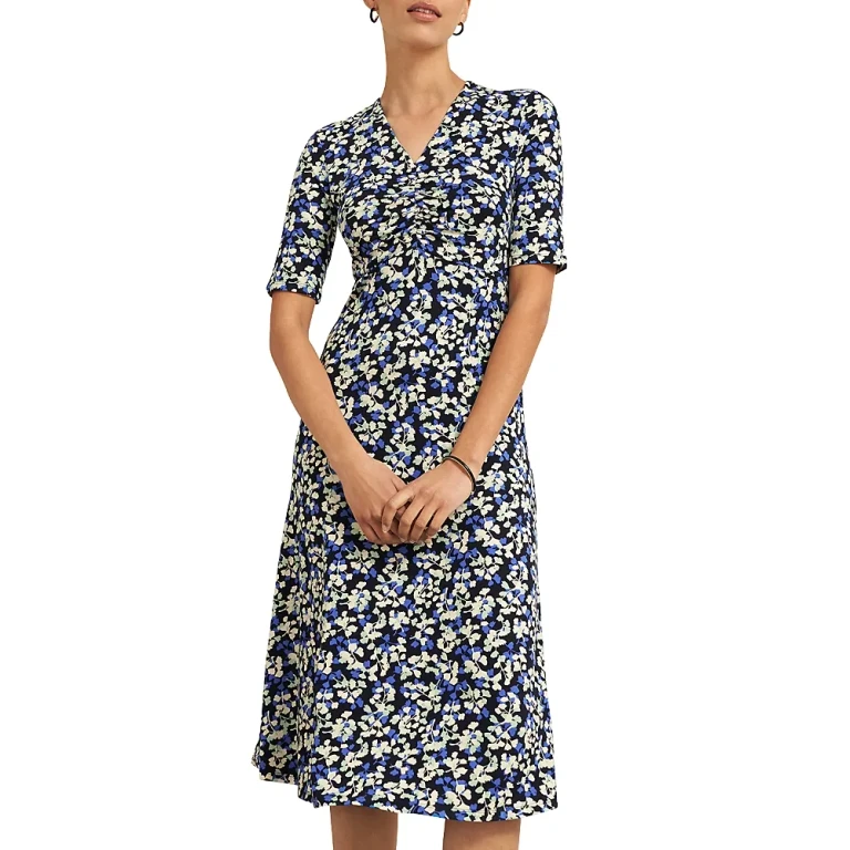 Hobbs London Frankie Printed Jersey Dress