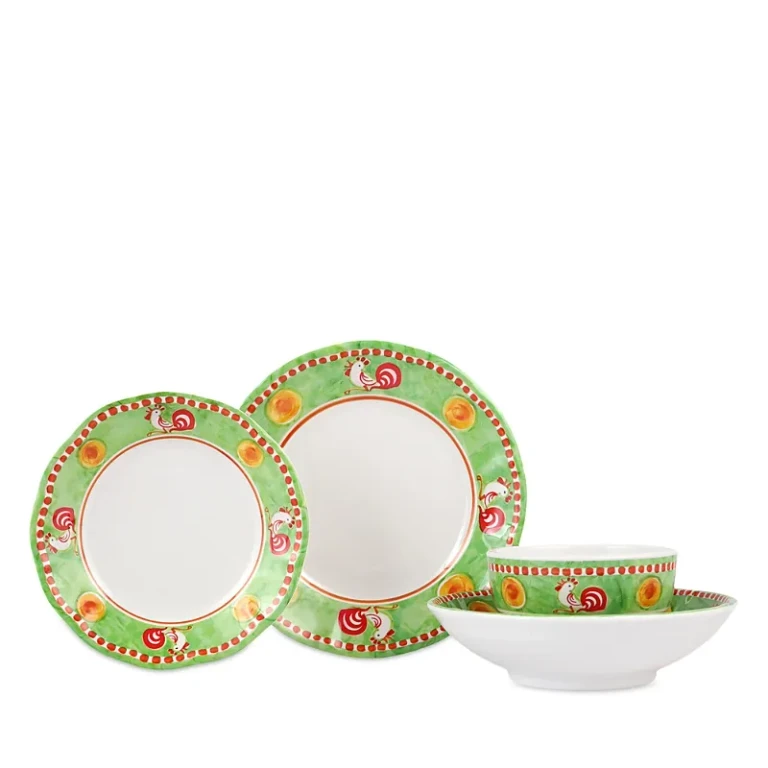 Vietri Melamine Campagna Gallina 4-Piece Place Setting