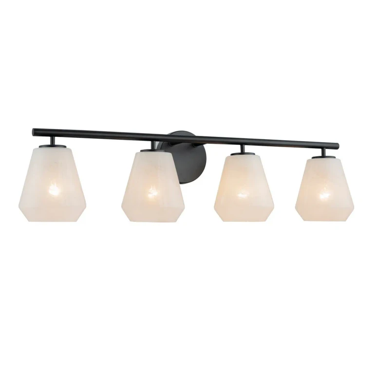 Black Bathroom Vanity Light from the Brooke Collection