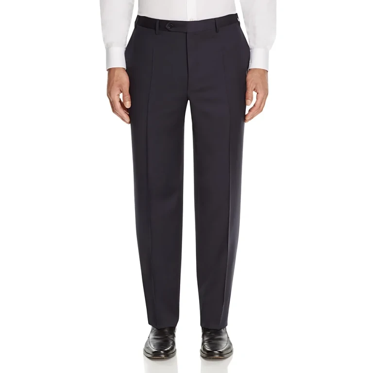 Canali Siena Wool Classic Fit Dress Pants