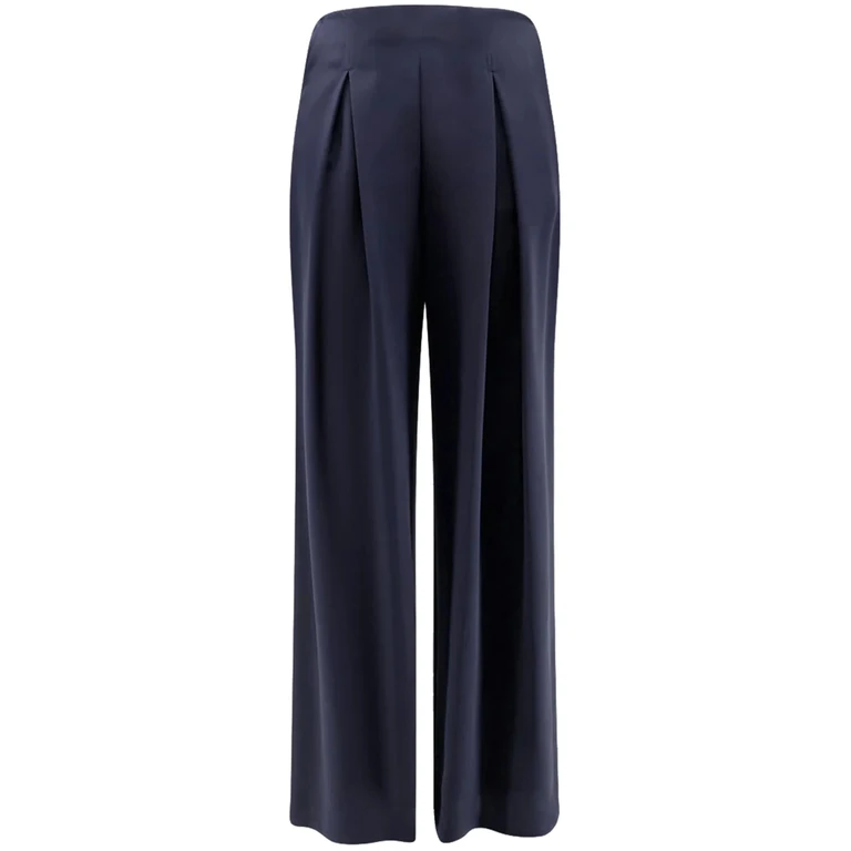 Max Mara Pure Palude Blue Pantaloni - Women
