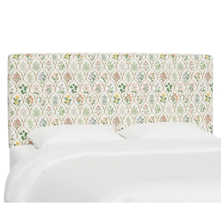 Rifle Paper Co Fairbanks Hawthorn Multi Cal-King Headboard