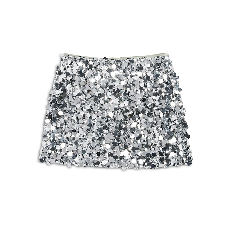 KatieJnyc Girls' Tia Sequin Mini Skirt - Big Kid