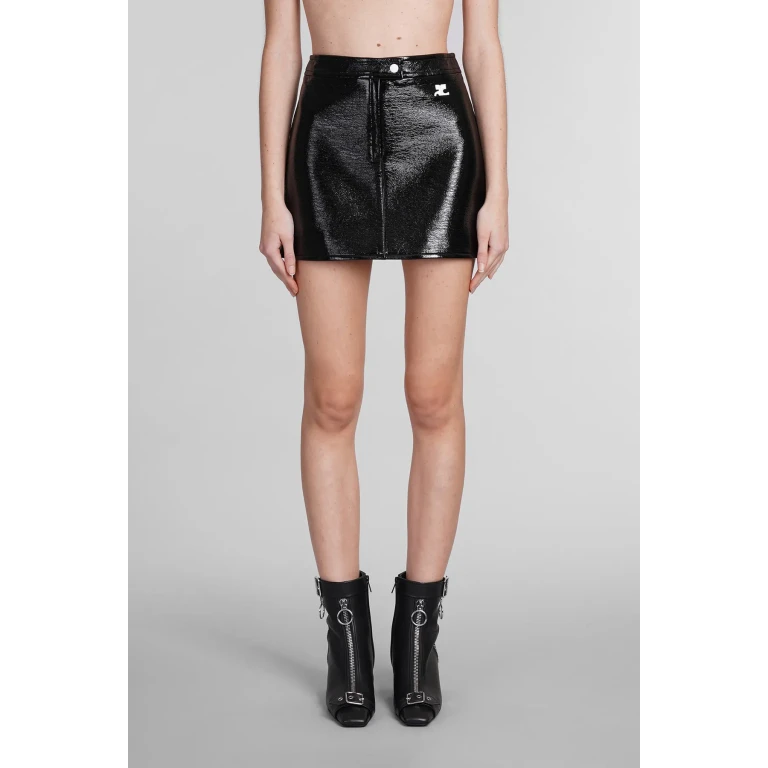 クレージュ ビニール ミニスカート