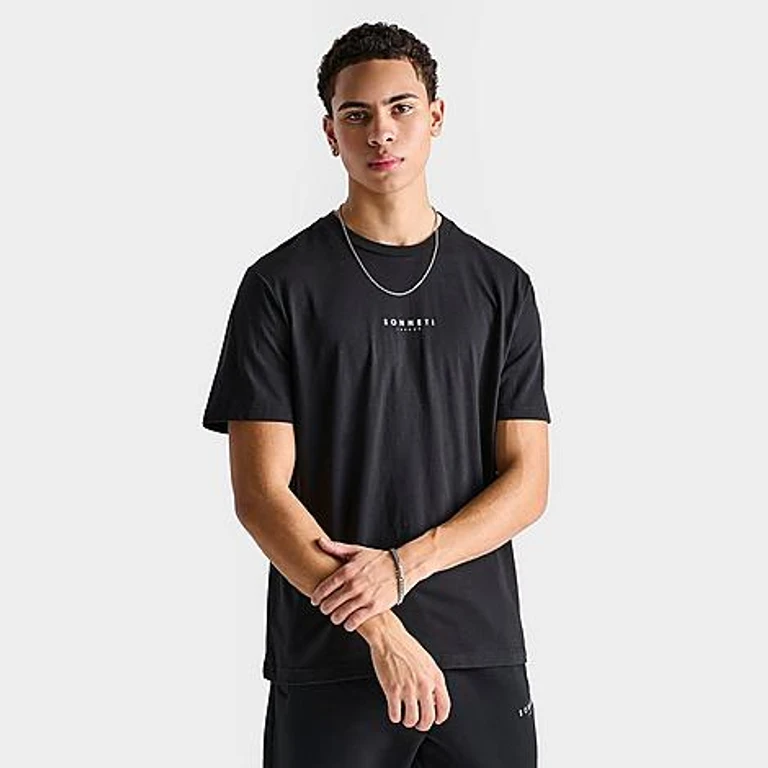 Sonneti Men's London Essential T-Shirt in Black Size: XS