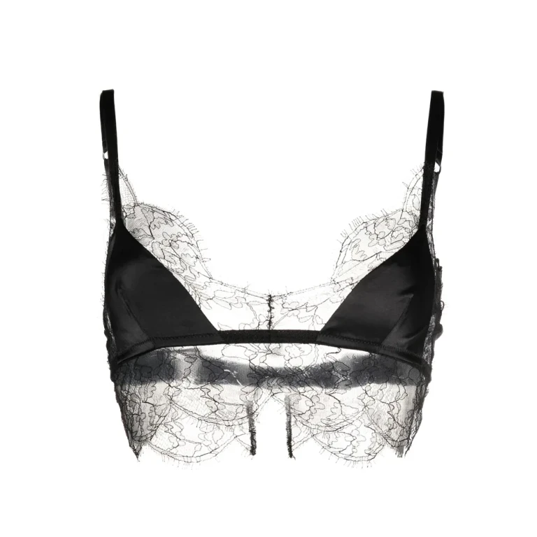 Soutien-gorge Dolce & Gabbana en satin avec bordure en dentelle